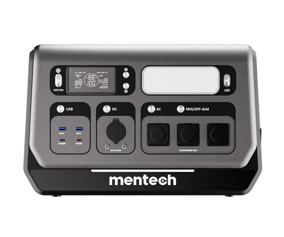 Mentech BP2400 Powerstation für Balkonkraftwerk mit 0% MwSt. gemäß § 12 Abs. 3 UStG Mentech BP2400 Powerstation für Balkonkraftwerk mit 0% MwSt. gemäß § 12 Abs. 3 UStG
