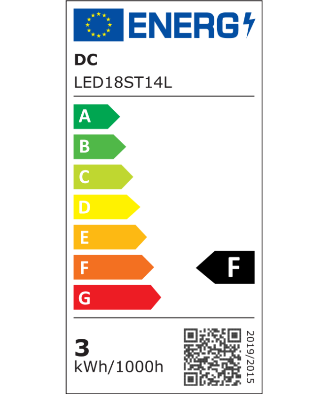 Green Power LED Spot E14 2,3W 300° 12V