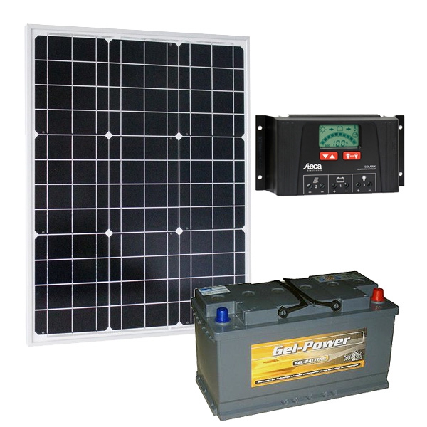 Solar Inselanlage 12V / 50Wp / 80Ah