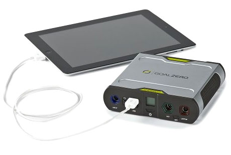 Sherpa 100 Akku lädt iPad