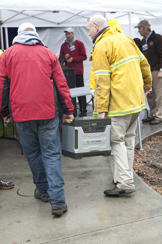 Yeti 1250 wird getragen