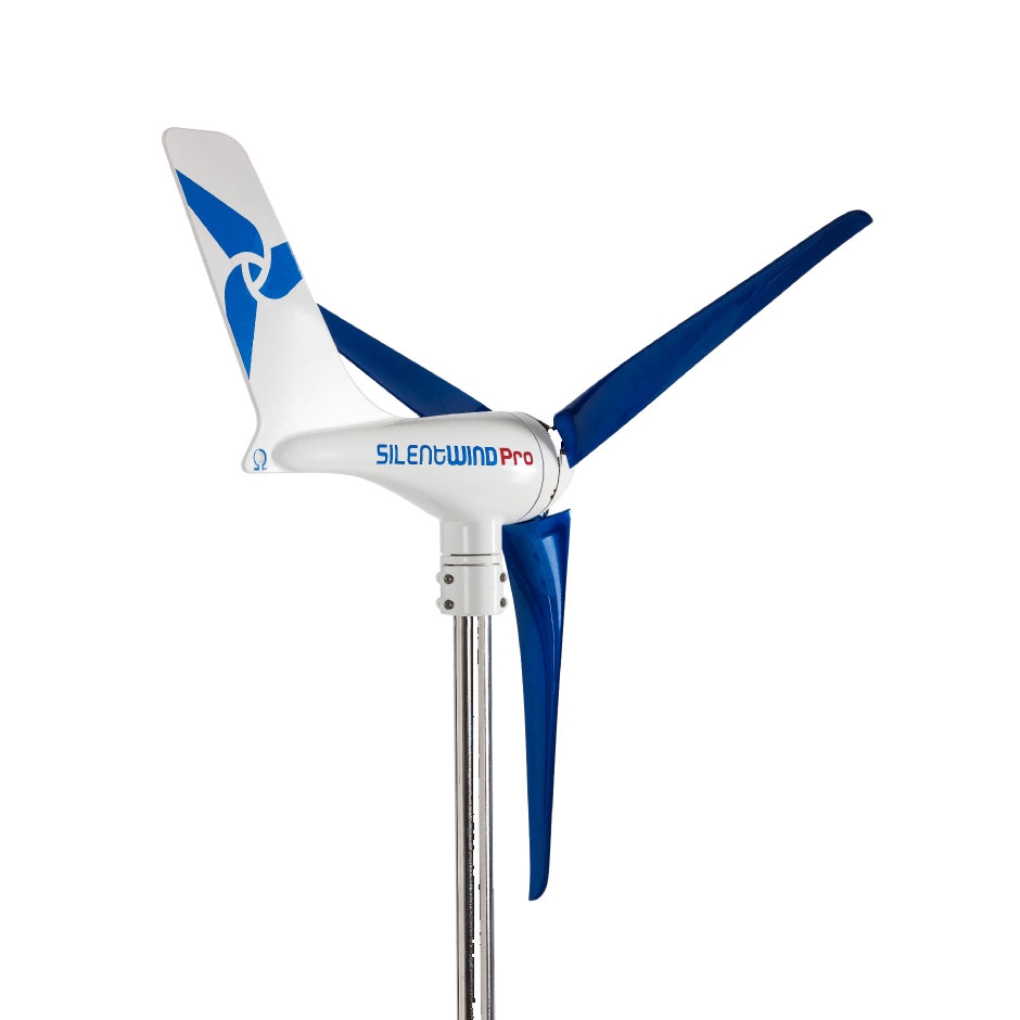 Silentwind Pro 24V Windgenerator mit Hybrid-Laderegler