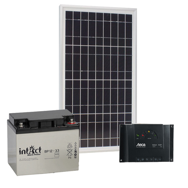 Solar Inselanlage 12V / 20Wp / 35Ah