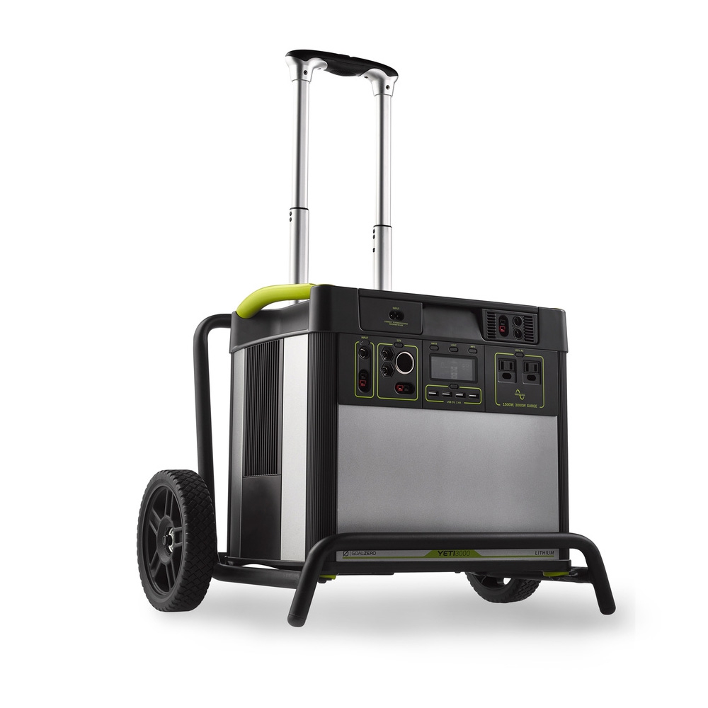 Yeti Lithium auf dem Trolley