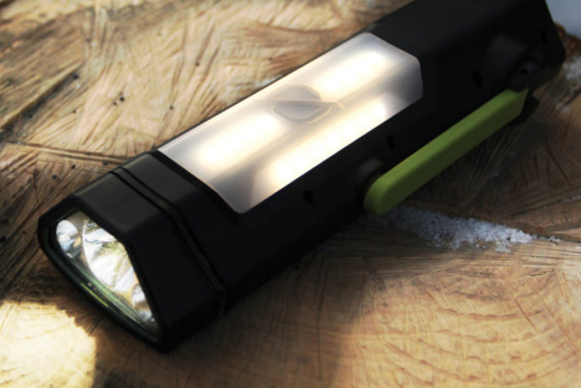 TORCH 250 LED-Leuchte mit Handkurbel, USB und Solar