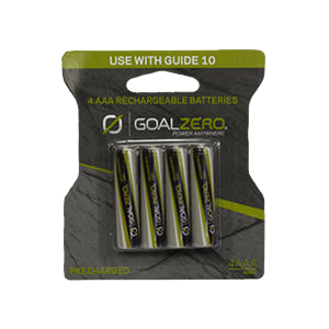 GoalZero Guide 10 PLUS AAA Adapter und Akkus