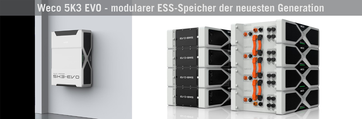 Weco 5K3 EVO - modularer ESS-Speicher