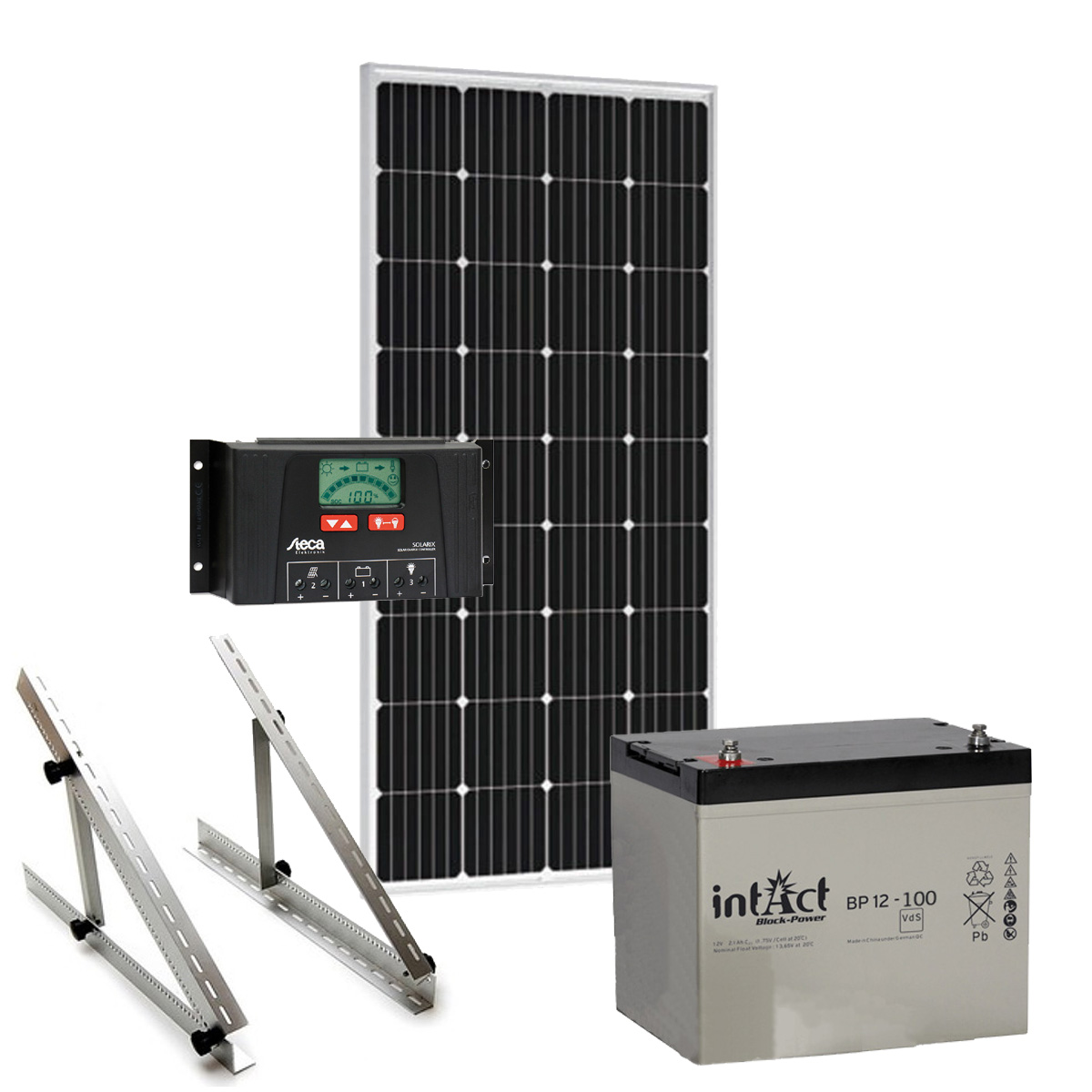Solar Inselanlage 12V / 200Wp / 100Ah Solar Inselanlage 12V / 200Wp / 100Ah