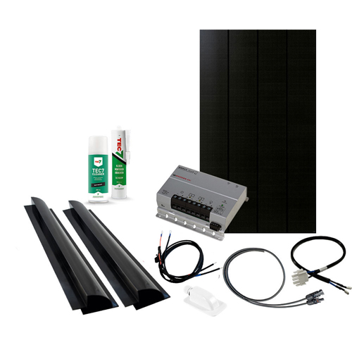 Caravan Solaranlage 12V, 100Wp, Duo-MPPT Caravan Solaranlage 12V, 100Wp, Duo-MPPT