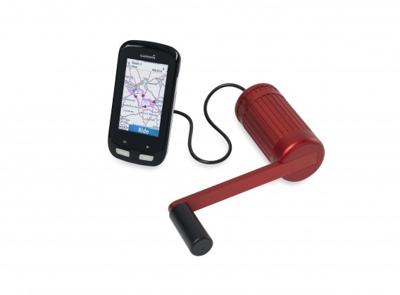Infinite Orbit lädt Garmin Infinite Orbit - USB-Charger mit Handkurbel