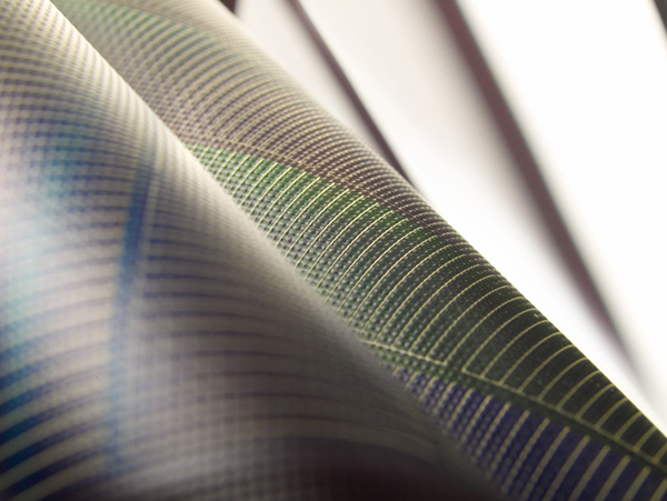 Detailansicht des 62Wp Moduls