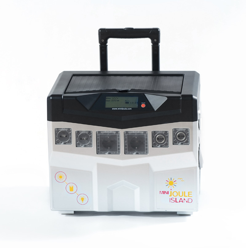 miniJOULE Front miniJOULE Island Solar Generator