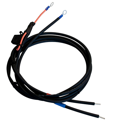 Batteriekabel 2 x 6 mm², 1,5 m, M8 mit 30 A Sicherung Batteriekabel 2 x 6 mm², 1,5 m, M8 mit 30 A Sicherung