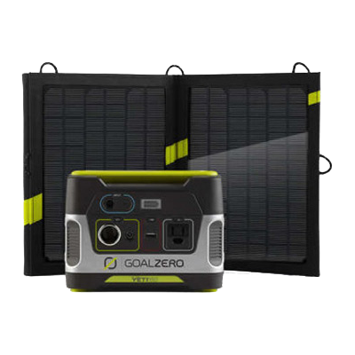 Yeti 150 Solar Generator mit Nomad 13