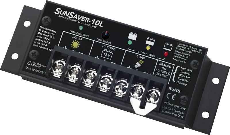 Morningstar SunSaver SS-10L-24V Morningstar SunSaver SS-10L-24V mit LVD