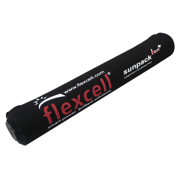 Sunpack ion+ zusammengerollt