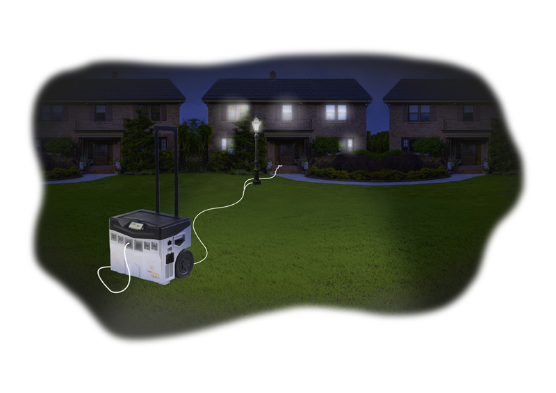 miniJOULE Notstromversorgung miniJOULE Island Solar Generator