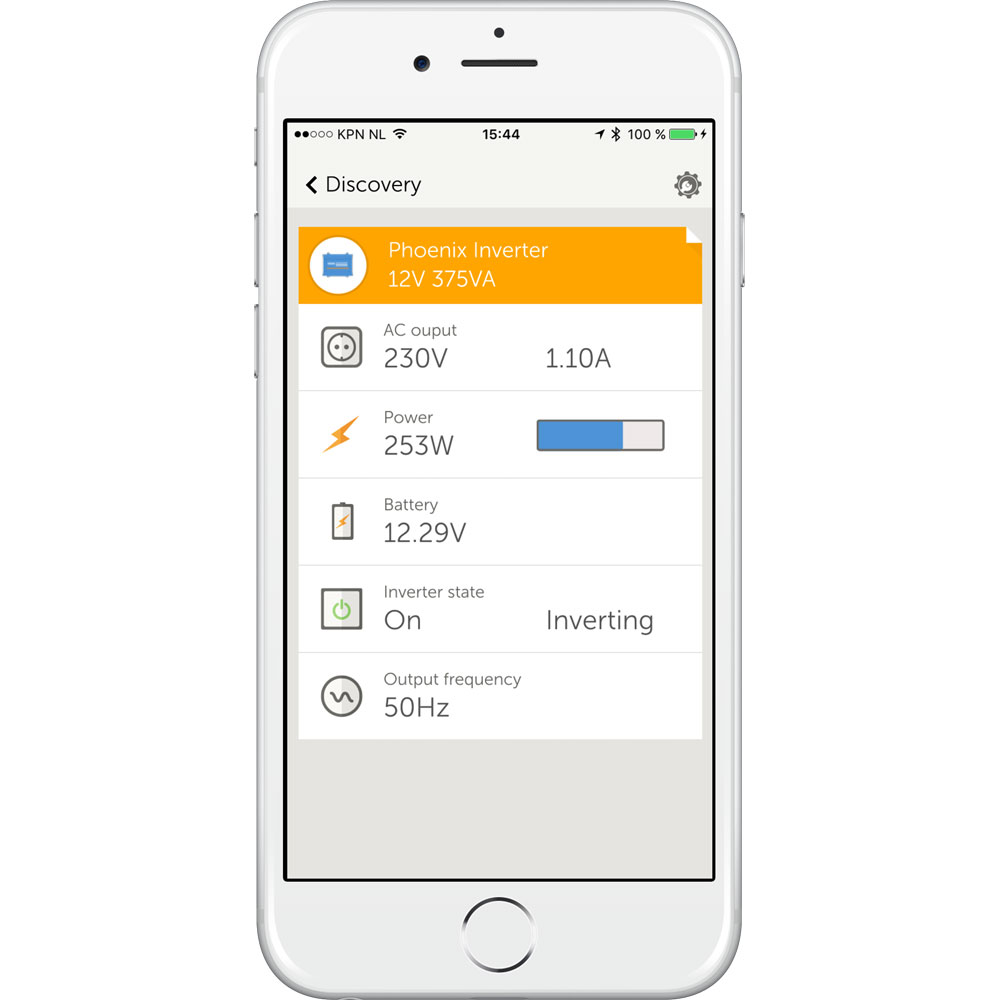 Victron Phoenix 12-500 - Steuerung über Smartphone möglich