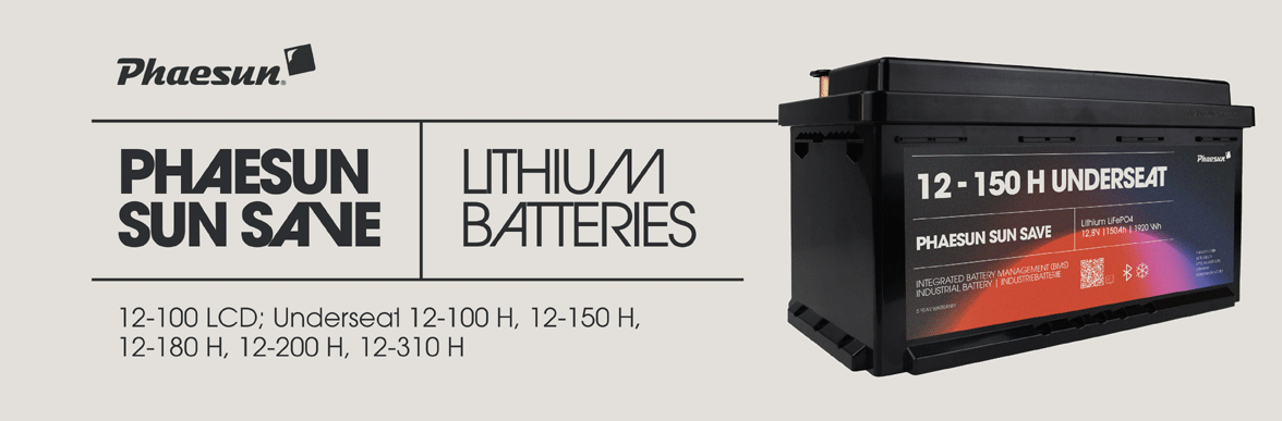 Phaesun Untersitz-Batterien bei Solarbag-Shop