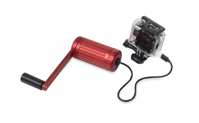 Infinite Orbit lädt GoPro Infinite Orbit - USB-Charger mit Handkurbel