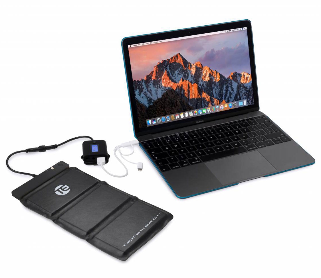 Tex-Flex 10 - lädt Mac Book über USB-C