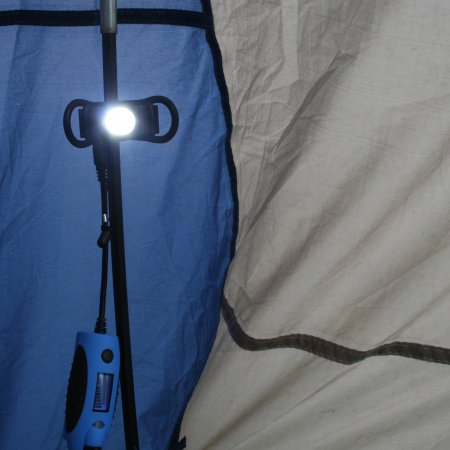 Lightmonkey im Zelt Lightmonkey