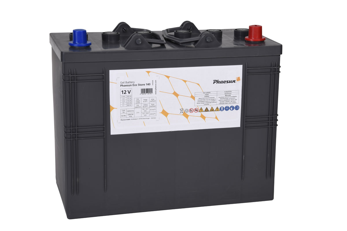Phaesun Eco Store 140 - Gel Batterie 140 Ah Phaesun Eco Store 140 - Gel Batterie 140 Ah
