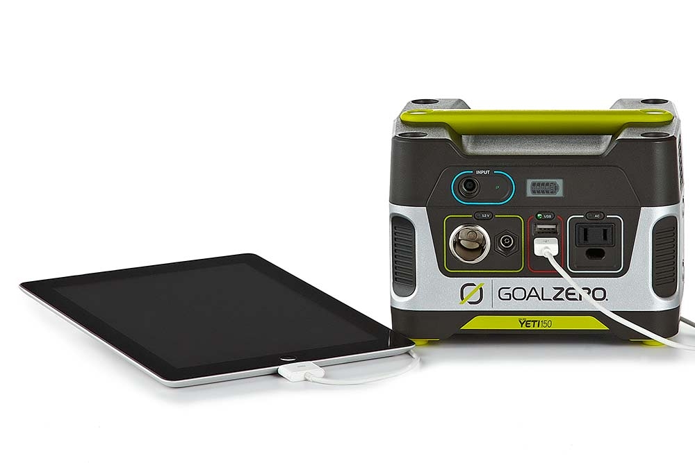 Yeti 150 lädt iPad