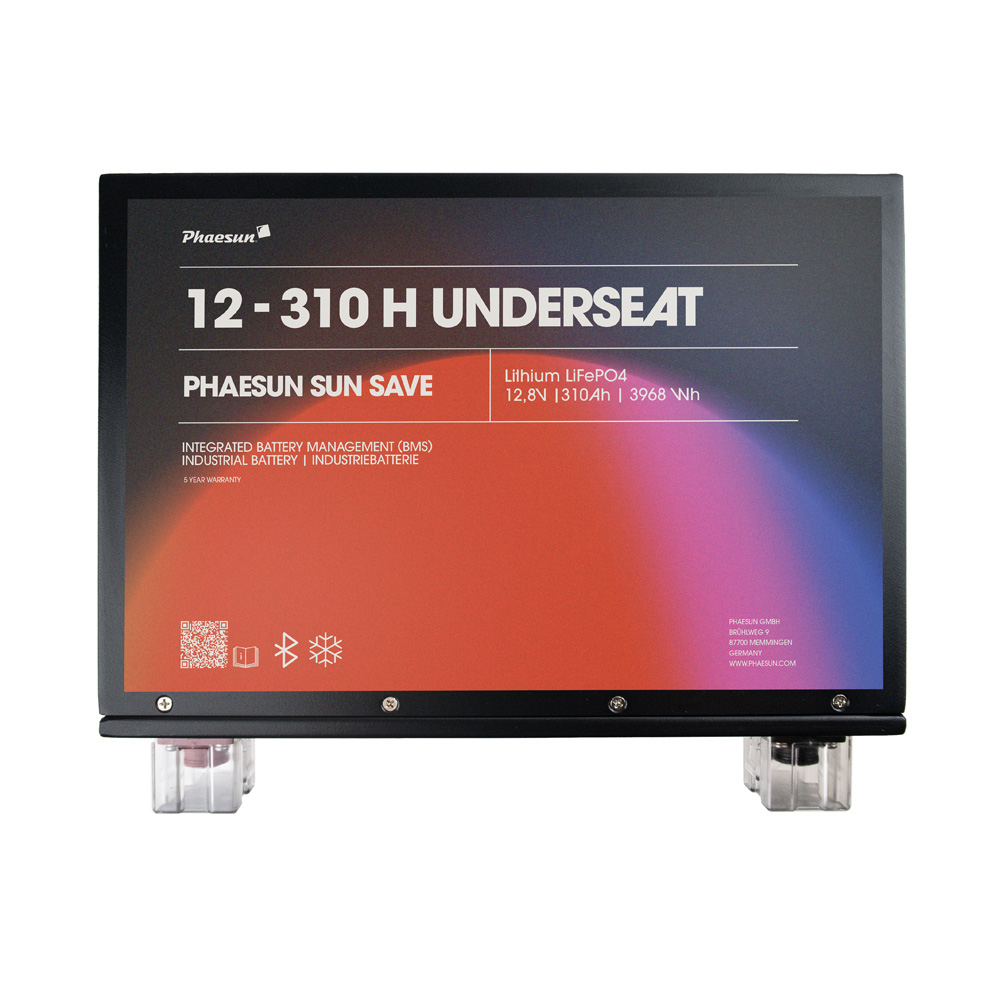 Sun Save 12-200 H - Untersitz-Akku, 200Ah, LiFePO4