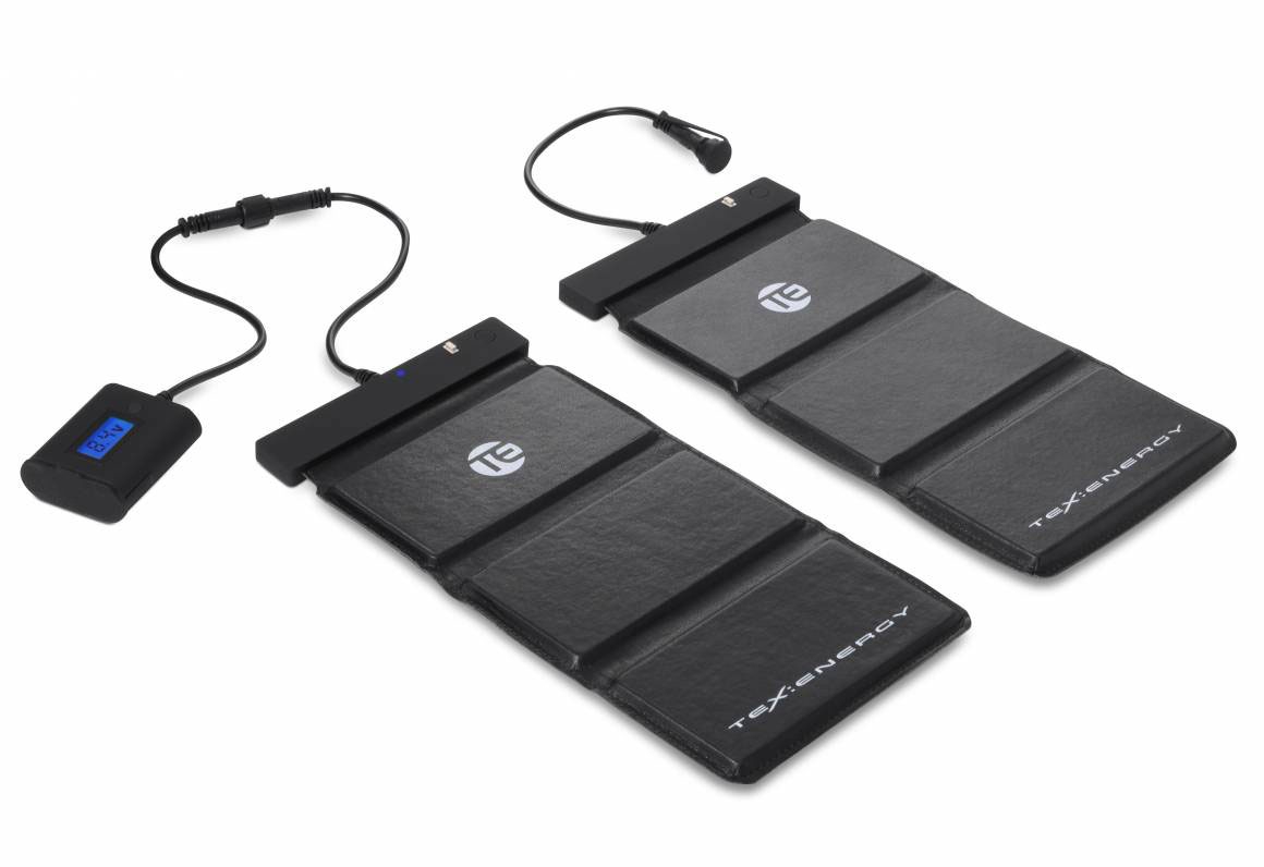 Tex-Flex 10 - zwei Akkus können gekoppelt werden