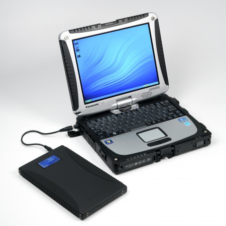 Powergorilla lädt Panasonic Toughbook