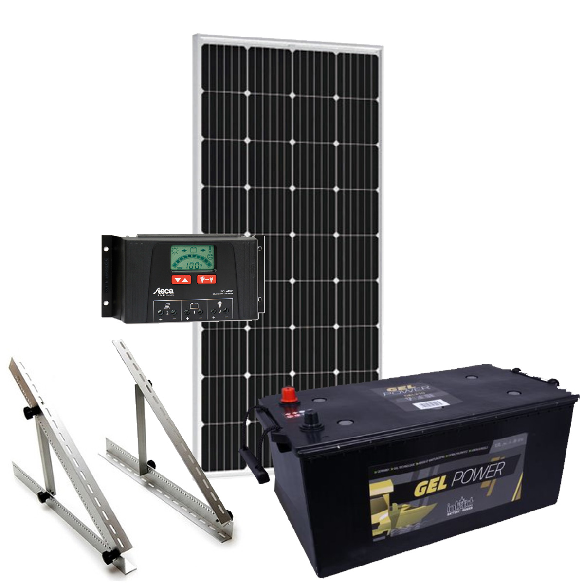 Solar Inselanlage 12V / 200Wp / 210Ah Solar Inselanlage 12V / 200Wp / 210Ah