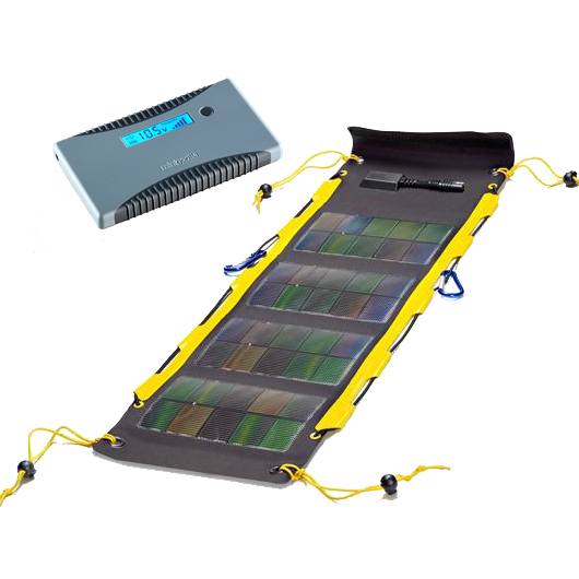 Minigorilla + SolarClaw 6Wp Trekking Solarladegerät