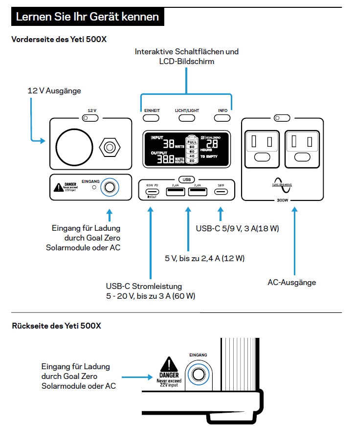 Yeti 500X Solar Generator