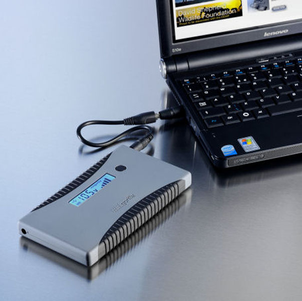 Minigorilla lädt Netbook