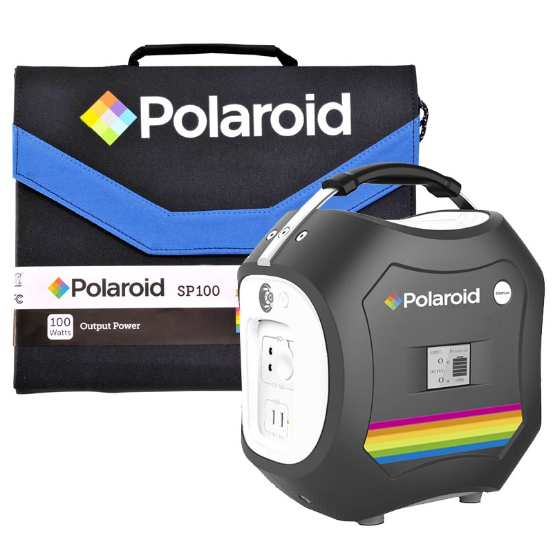 Polaroid PS600 + SP100 Solar Power Station