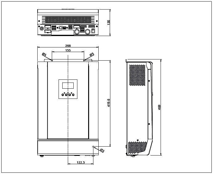 Steca Solarix PLI 5000-48 Laderegler u. Wechselrichter