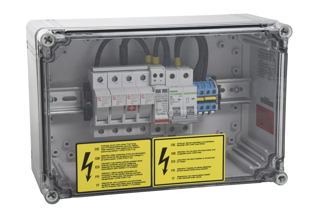 Generator-Anschlusskasten GCB 4-1 für 4 Strings Generator-Anschlusskasten GCB 4-1 für 4 Strings