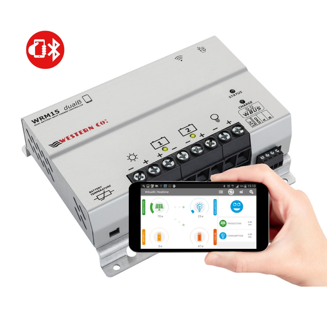 Western WRM15 dualB - Anzeige über App