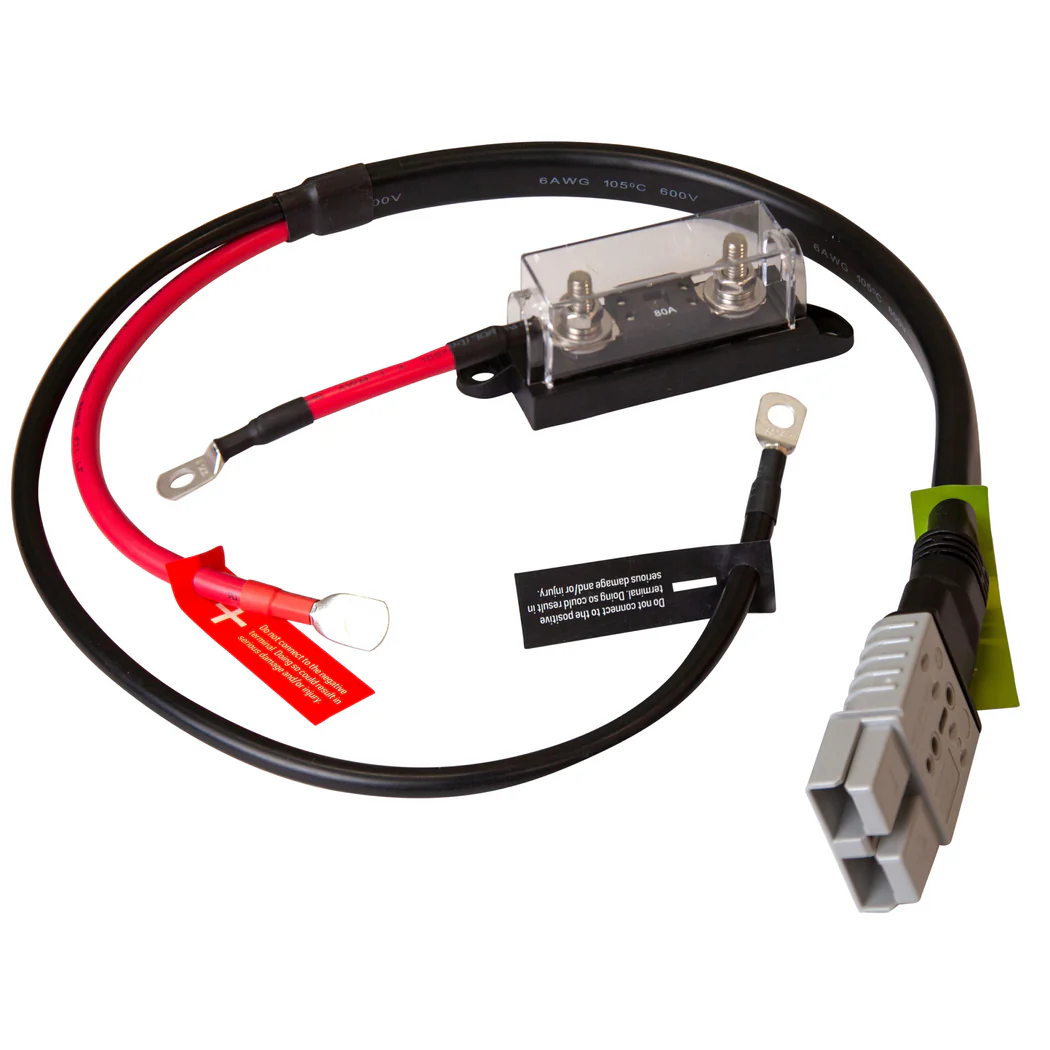 MP120 zu Ringterminal Kabel mit 80A Sicherung MP120 zu Ringterminal Kabel mit 80A Sicherung