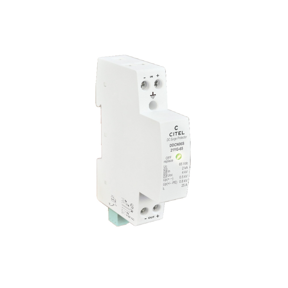 Citel DDCN06S-21YG-65 - Überspannungsschutz 48V DC mit Stromkreistrennung Citel DDCN06S-21YG-65 - Überspannungsschutz 48V DC mit Stromkreistrennung