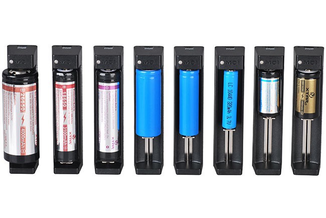 XTAR MC1 lädt verschiedenste Li-Ion Akkus