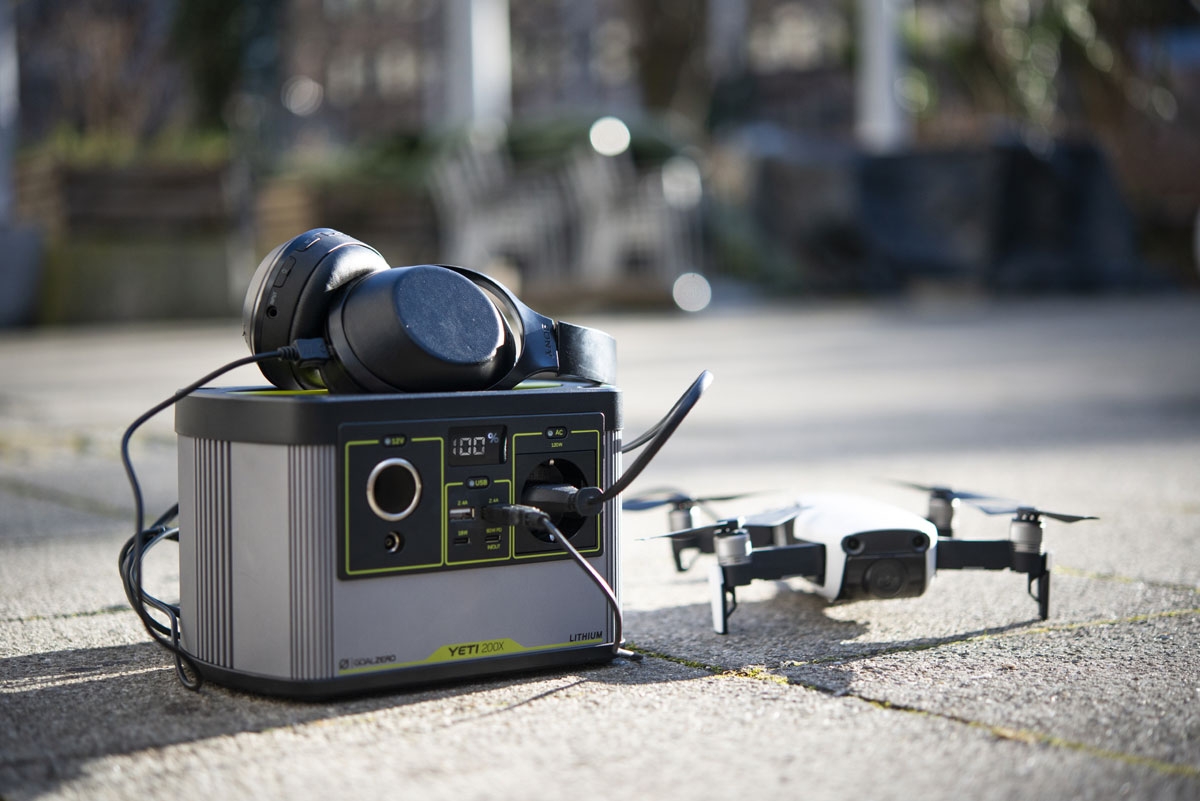 Yeti 200X Outdoor Stromversorung