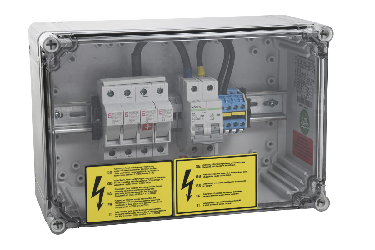 Generator-Anschlusskasten GJB 4-1 für 4 Strings