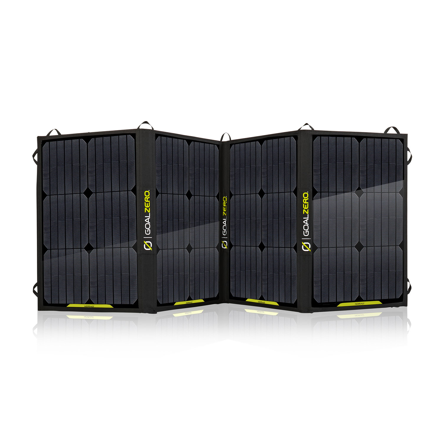 Nomad 100 Solarmodul ausgeklappt
