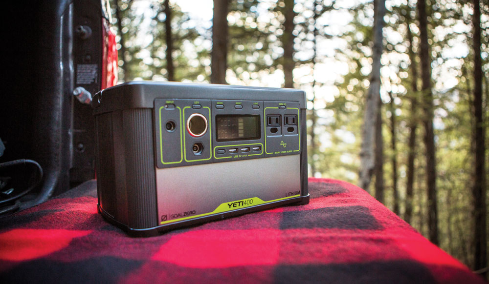 Yeti 400 Lithium Solar Generator - unterwegs 2