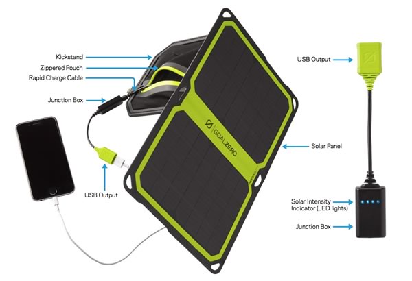 Guide 10 Plus Solar Recharging Kit mit Nomad 7 PLUS