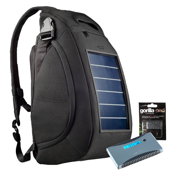SEIZ Urbanpack U01 Solarrucksack + Minigorilla